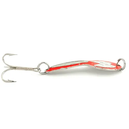 Vintage Loco 2 Glen Evans UV, 1/4oz Red / Nickel UV Glow in UV light, Fluorescent  fishing spoon #6985