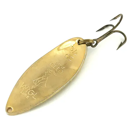 Vintage Seneca Little Cleo (Hula Girl), 3/4oz Gold fishing spoon #7001