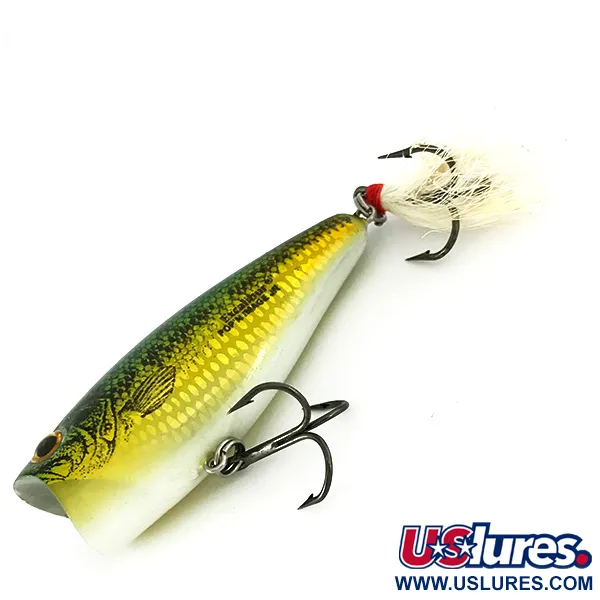 Vintage  Heddon Excalibur POP'N IMAGE, 1/3oz Bull Frog fishing lure #7006