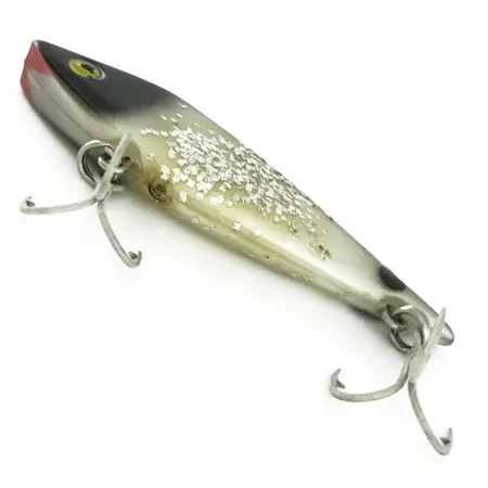 Vintage Cotton Cordell Spot, 1/4oz Pearl / Black fishing lure #7007