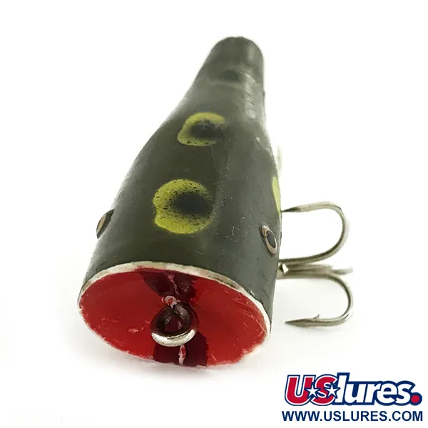 Vintage   Creek Chub Plunker, 3/16oz Frog fishing lure #7011