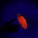  Renosky Lures Swiss Swing UV, 3/32oz Fluorescent Orange UV Glow in UV light, Fluorescent spinning lure #7013