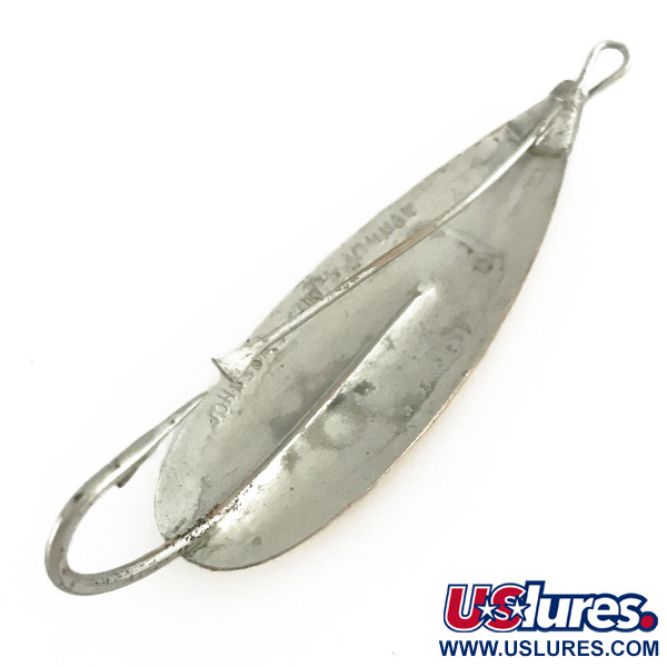 Vintage   Weedless Johnson Silver Minnow, 1/3oz Gold / Silver fishing spoon #7017