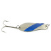 Vintage  K-B Bait K-B Spoon 2, 1/2oz Nickel / Blue fishing spoon #7026