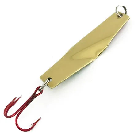 Vintage Z-RAY Lures Z-Ray Model 125, 2/5oz Gold / Red / Green fishing spoon #7031