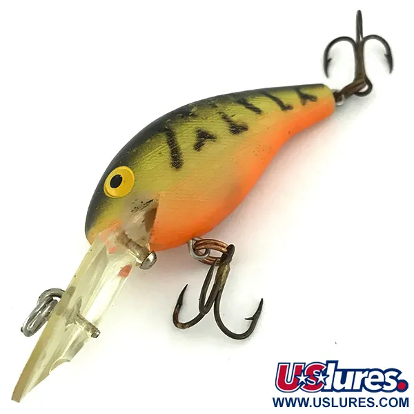 Vintage Rebel Little Suspender R, 1/4oz Fire Tiger fishing lure #7035