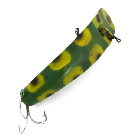 Vintage Yakima Bait Worden Flatfish U20, 1/3oz Frog fishing lure #7037