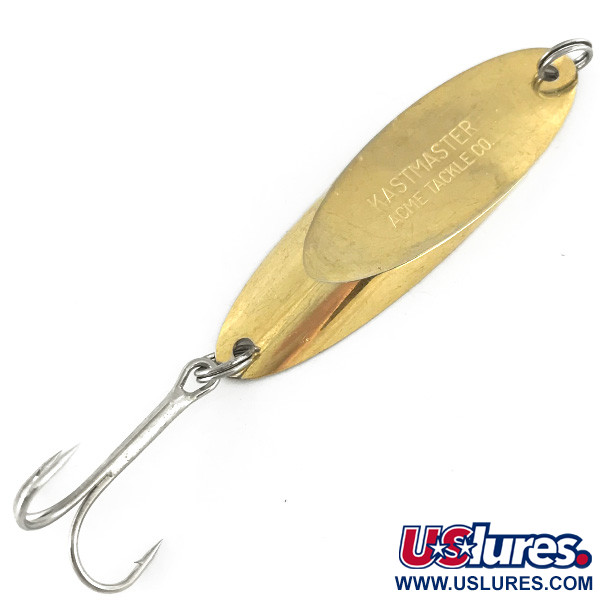 Vintage Acme Kastmaster , 1oz Gold fishing spoon #7039
