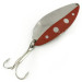 Vintage  Seneca Little Cleo (Hula Girl), 3/4oz Nickel / Red / White fishing spoon #7053