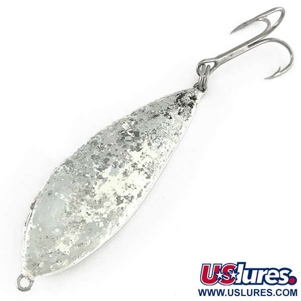 Vintage  RSR Lures RSR SHAD , 1 1/4oz Silver fishing spoon #7064