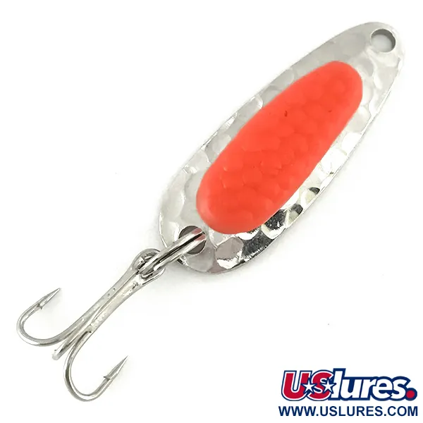 Vintage   Blue Fox Pixee UV, 1/8oz Nickel / Pink fishing spoon #16116