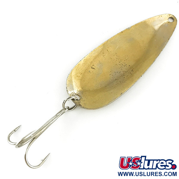 Vintage   Worth Spoon, 3/5oz Gold fishing spoon #7072