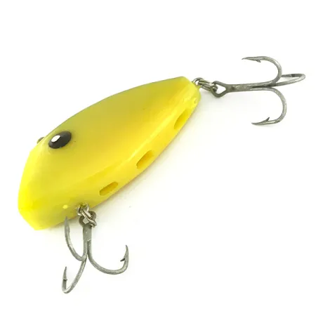 Vintage Aquasonic Lures  Aquasonic Chatterbox UV, 1/2oz Yellow fishing lure #7082