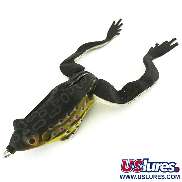 Vintage  Savage Gear Americas Savage Gear 3D Hollow Body Frog, 2/3oz Dark Leopard  fishing #7083