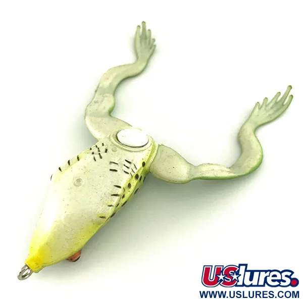 Vintage   Savage Gear 3D Hollow Body Frog, 1/2oz Green Leopard Glossy  fishing #7084