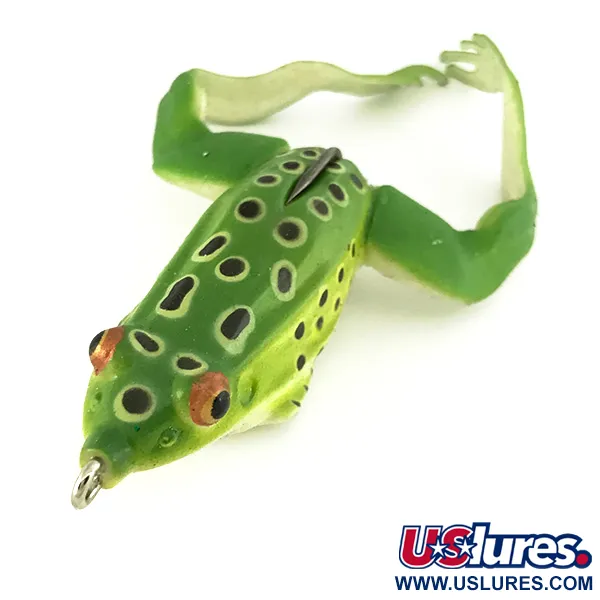 Vintage   Savage Gear 3D Hollow Body Frog, 1/2oz Green Leopard Glossy  fishing #7084