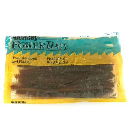 Berkley Power Worm soft bait 8pcs, Red fishing #7097