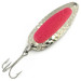 Vintage   Blue Fox Pixee UV, 1/2oz Hammered Nickel / Pink fishing spoon #7099