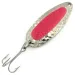 Vintage   Blue Fox Pixee UV, 1/2oz Hammered Nickel / Pink fishing spoon #7099