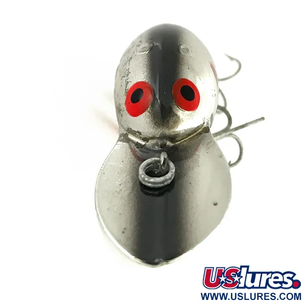 Vintage Bomber model 7A baby striper, 1/3oz Silver fishing lure #7105