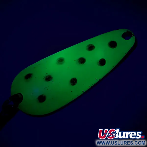 Vintage   Nebco Tor-P-Do 2 UV, 1/2oz Yellow / Red / Nickel fishing spoon #7109