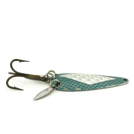 Vintage Marathon (with sonic blades), 2/5oz Blue / Nickel fishing spoon #7111