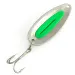 Vintage   Blue Fox Pixee UV, 1/2oz Hammered Nickel / Green fishing spoon #7112