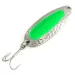 Vintage   Blue Fox Pixee UV, 1/2oz Hammered Nickel / Green fishing spoon #7112