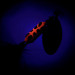  Yakima Bait Worden’s Original Rooster Tail, 1/8oz Gold / Red / Black UV Glow in UV light, Fluorescent spinning lure #7114
