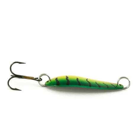 Blue Fox Strobe Tear Drop Spoon, 2/5oz Fire Tiger fishing spoon #7117