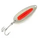 Vintage   Blue Fox Pixee UV, 1/4oz Hammered Nickel / Orange fishing spoon #7124