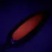 Vintage   Blue Fox Pixee UV, 1/4oz Hammered Nickel / Orange fishing spoon #7124