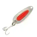 Vintage   Blue Fox Pixee UV, 3/16oz Hammered Nickel / Red fishing spoon #7125