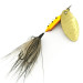Vintage  Yakima Bait Worden’s Original Rooster Tail, 3/32oz Gold / Brown Trout spinning lure #7132
