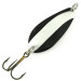   Blue Fox Strobe Tear Drop Spoon, 2/5oz Black / White / Nickel fishing spoon #7136