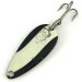 Vintage  Eppinger Dardevle Midget, 3/16oz Black / White / Nickel fishing spoon #7140