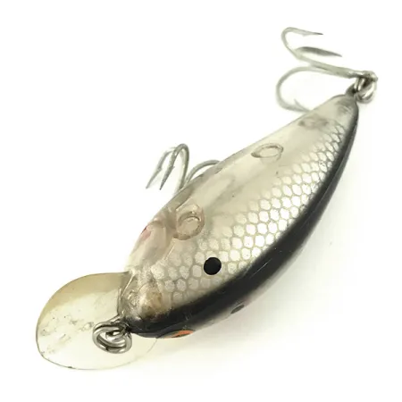 Vintage Bomber model A, 1/3oz Gray fishing lure #7146
