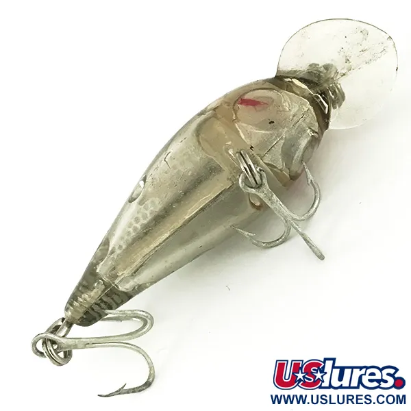 Vintage   Bomber model A, 1/3oz Gray fishing lure #7146