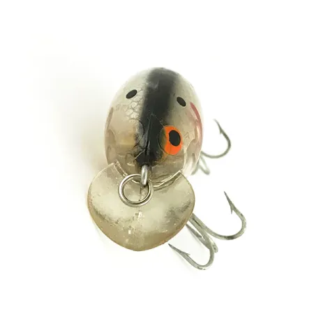 Vintage Bomber model A, 1/3oz Gray fishing lure #7146