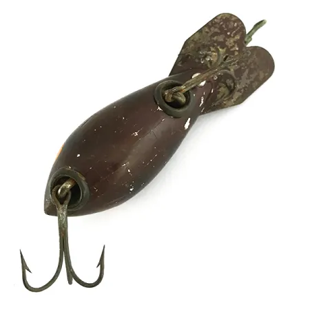 Vintage Bomber 200 series, 1/3oz Brown fishing lure #7147