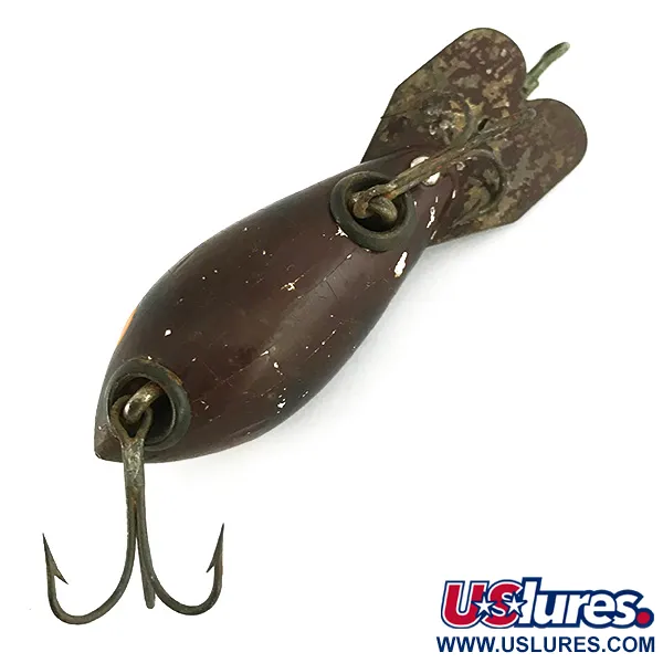 Vintage   Bomber 200 series, 1/3oz Brown fishing lure #7147