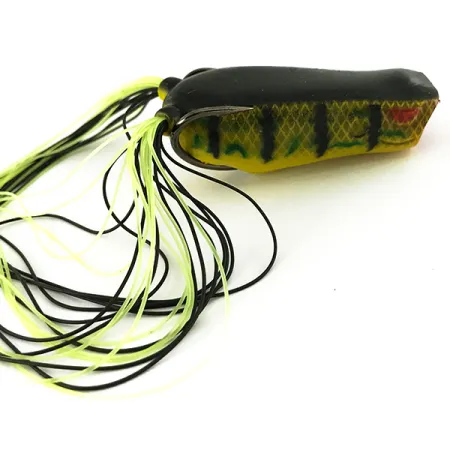 Vintage SPRO Dean Rojas Bronzeye Frog Popper Popper, 1/2oz Perch fishing #7148