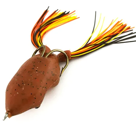 Vintage Snag Proof Bobby's Perfect Frog, 1/2oz Brown fishing #7149