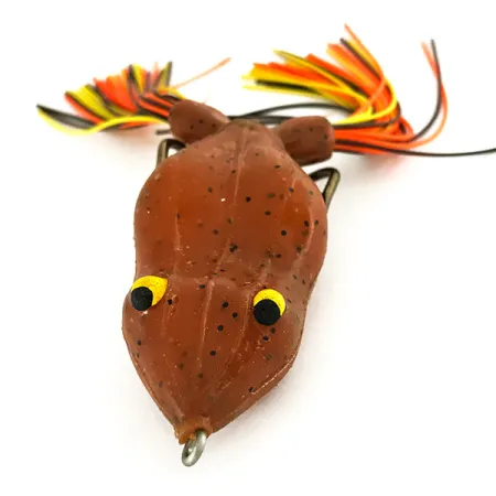 Vintage Snag Proof Bobby's Perfect Frog, 1/2oz Brown fishing #7149