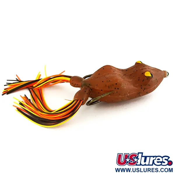 Vintage Snag Proof Bobby's Perfect Frog, 1/2oz Brown fishing #7149