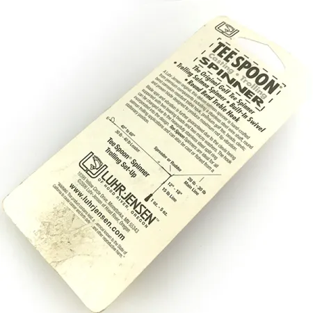 Luhr Jensen Tee Spoon 4, 1/3oz Nickel spinning lure #7154