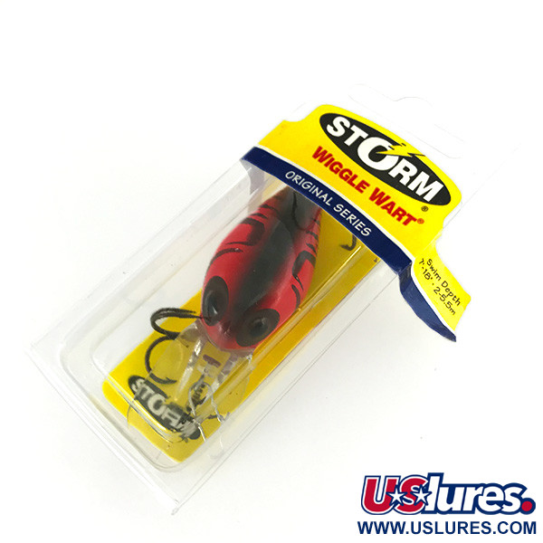 Storm Original Wiggle Wart Naturistic Red Crayfish; 2 in.