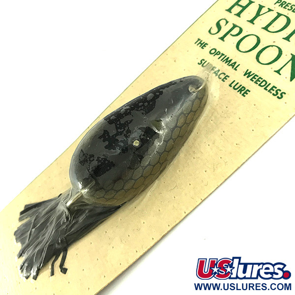 Hydro Lures ​Weedless Hydro Spoon, 2/5oz Black fishing lure #15668