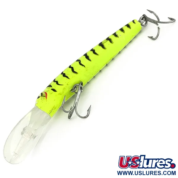 Vintage  Producers Barramundi Mauler UV, 1/4oz Chartreuse fishing lure #7159