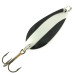   Blue Fox Strobe Tear Drop Spoon, 2/5oz Black / White / Nickel fishing spoon #7166